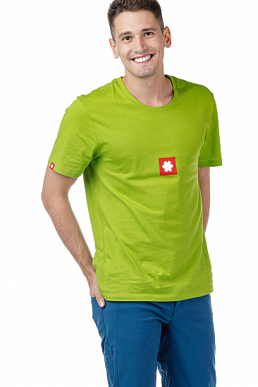 Футболка мужская Ocun Logo Tee Pond Green - Фото 2 большая