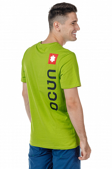 Футболка мужская Ocun Logo Tee Pond Green - Фото 3 большая