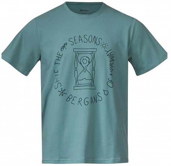 Футболка мужская Bergans Graphic Tee Light Forest Frost - Фото 1 большая