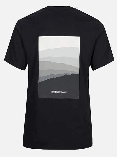 Футболка мужская Peak Performance Explore Horizon Black - Фото 3 большая