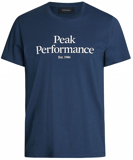 Футболка мужская Peak Performance Original Blue Steel - Фото 1 большая
