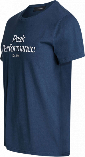 Футболка мужская Peak Performance Original Blue Steel - Фото 5 большая