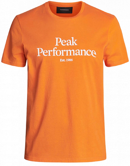 Футболка мужская Peak Performance Original Orange Flare - Фото 1 большая