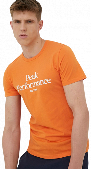 Футболка мужская Peak Performance Original Orange Flare - Фото 7 большая