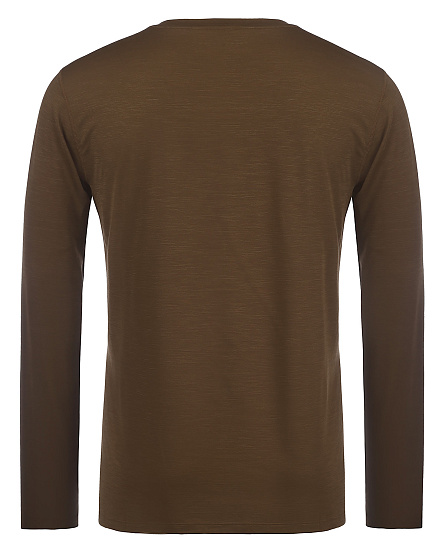 Лонгслив мужской Kailas H1 Crew Neck Wool Functional Cinnabar Yellow Brown - Фото 2 большая