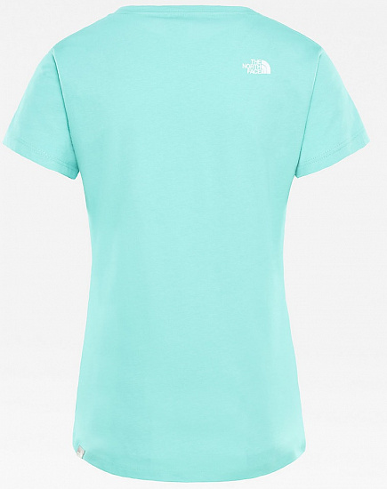 Футболка женская The North Face S/S Fine Retro Green - Фото 2 большая
