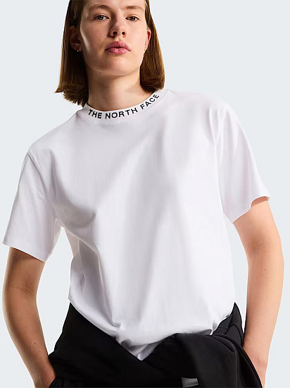 Футболка женская The North Face Zumu Relaxed Graphic Tnf White - Фото 3 большая