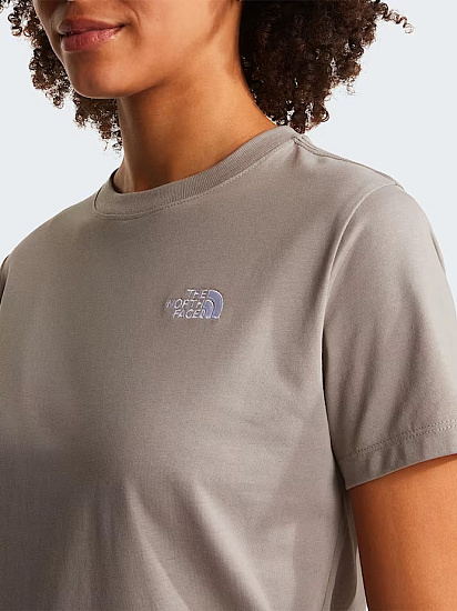 Футболка женская The North Face Evolution Simple Dome Slim Stone Slab - Фото 3 большая