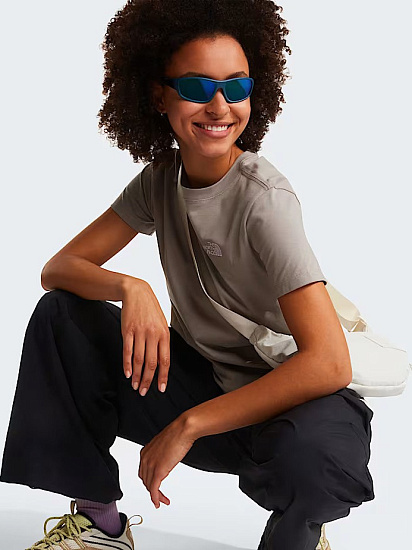 Футболка женская The North Face Evolution Simple Dome Slim Stone Slab - Фото 8 большая