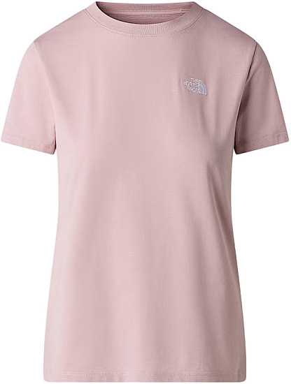 Футболка женская The North Face Evolution Simple Dome Slim Metal Pink - Фото 1 большая