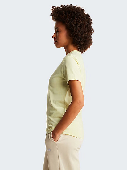 Футболка женская The North Face Evolution Simple Dome Slim Lemon Mist - Фото 3 большая