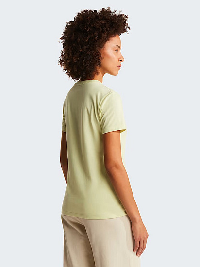 Футболка женская The North Face Evolution Simple Dome Slim Lemon Mist - Фото 4 большая