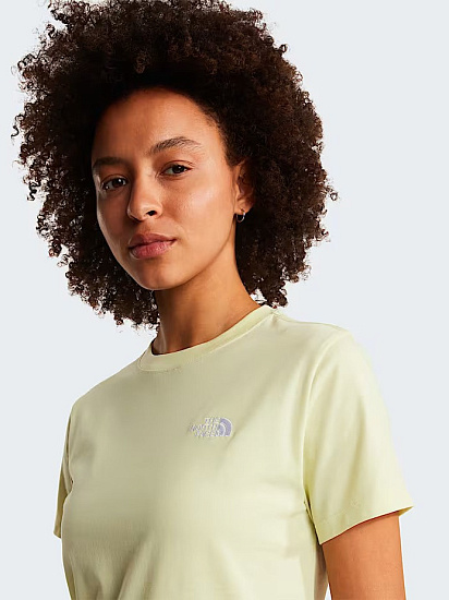 Футболка женская The North Face Evolution Simple Dome Slim Lemon Mist - Фото 5 большая