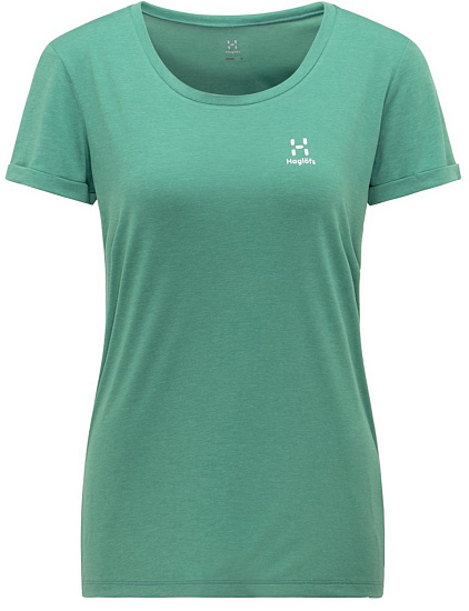 Футболка женская Haglofs Ridge Hike Tee Trail Green - Фото 1 большая