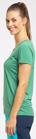 Футболка женская Haglofs Ridge Hike Tee Trail Green - Фото 5 большая