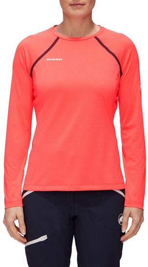 Футболка женская Mammut Moench Light LS Barberry - Фото 2 большая