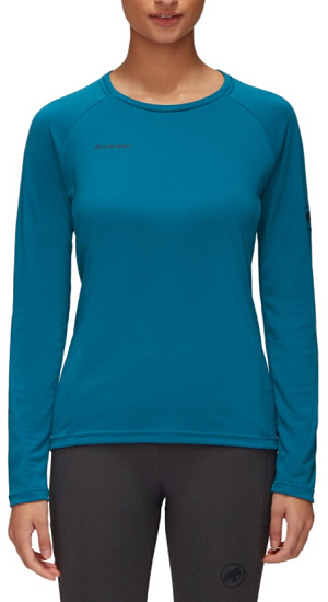 Футболка женская Mammut Aegility LS Sapphire - Фото 2 большая