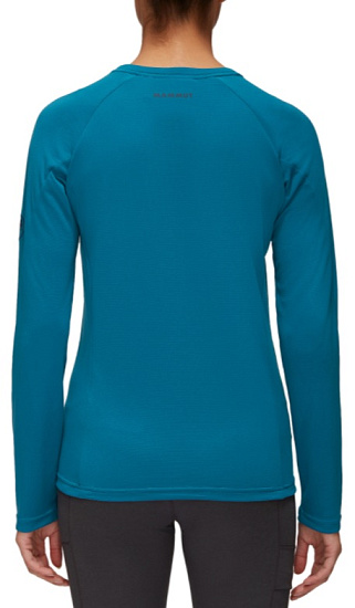 Футболка женская Mammut Aegility LS Sapphire - Фото 3 большая