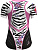 Футболка женская Crazy Idea Voltage Black/Zebra - Фото 2 малая