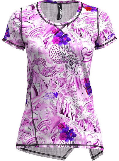 Футболка женская Crazy Idea Aloha Print Tattoo - Фото 1 большая