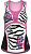 Майка женская Crazy Idea Voltage Black/Zebra - Фото 1 малая