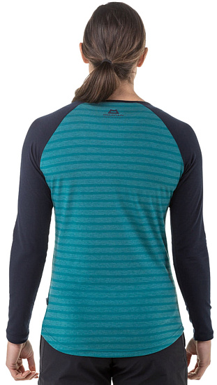 Лонгслив женский Mountain Equipment Redline LS AltoStripe/Majolica - Фото 3 большая