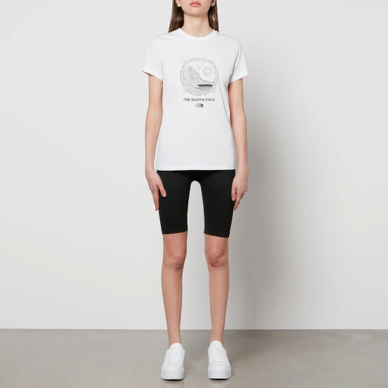 Футболка женская The North Face Galahm Graphic TNF White - Фото 4 большая