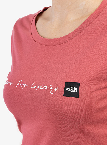 Футболка женская The North Face Never Stop Exploring SS Slate Rose - Фото 2 большая