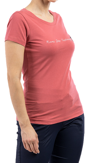 Футболка женская The North Face Never Stop Exploring SS Slate Rose - Фото 5 большая