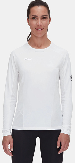Лонгслив женский Mammut Aenergy FL White - Фото 2 большая