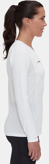 Лонгслив женский Mammut Aenergy FL White - Фото 3 большая