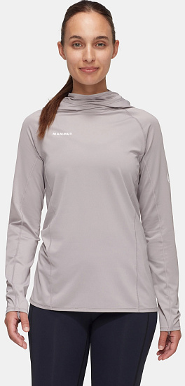 Лонгслив женский Mammut Selun FL Sun Hoody Alpine Calamint - Фото 2 большая
