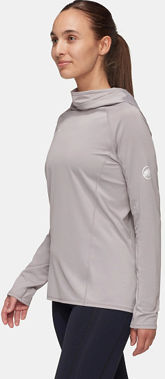 Лонгслив женский Mammut Selun FL Sun Hoody Alpine Calamint - Фото 3 большая