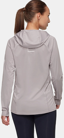 Лонгслив женский Mammut Selun FL Sun Hoody Alpine Calamint - Фото 4 большая