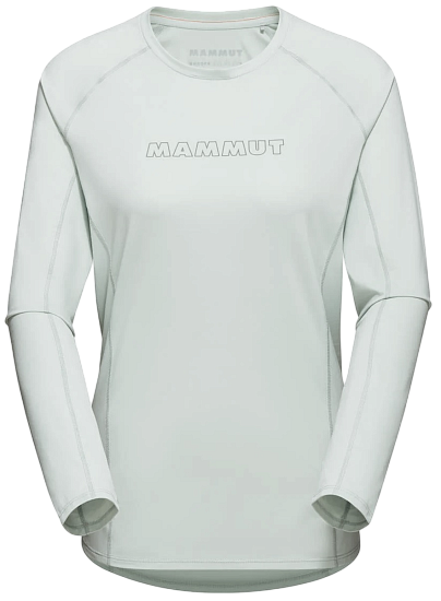 Лонгслив женский Mammut Selun FL Logo Silver Sage - Фото 1 большая
