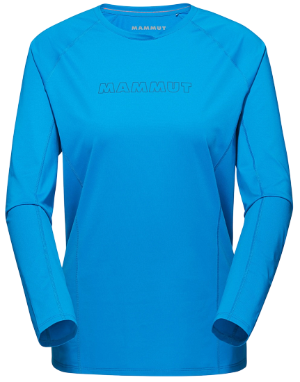 Лонгслив женский Mammut Selun FL Logo Glacier Blue - Фото 1 большая
