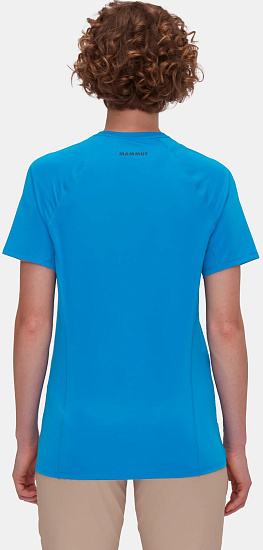 Футболка женская Mammut Selun FL Logo Glacier Blue - Фото 4 большая