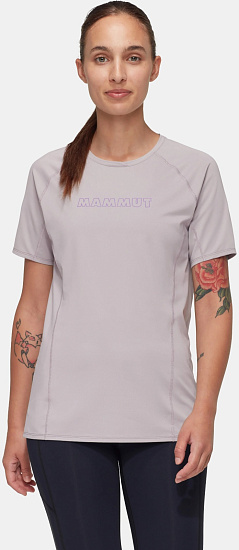 Футболка женская Mammut Selun FL Logo Alpine Calamint - Фото 2 большая