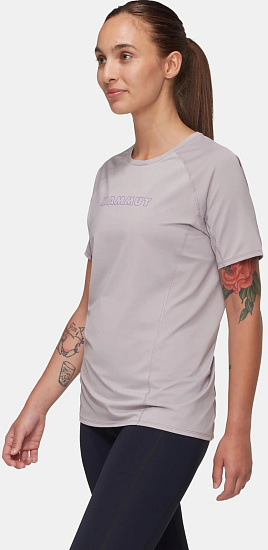 Футболка женская Mammut Selun FL Logo Alpine Calamint - Фото 3 большая