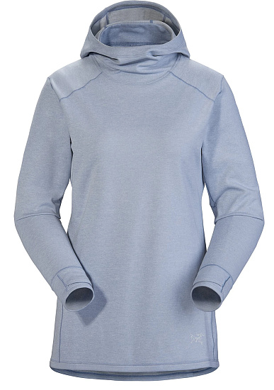 Лонгслив женский Arcteryx Motus Ar Hoody Zephyr Heather - Фото 1 большая
