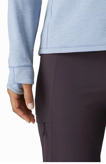 Лонгслив женский Arcteryx Motus Ar Hoody Zephyr Heather - Фото 5 большая