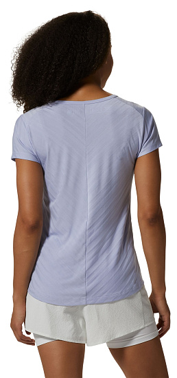Футболка женская Mountain Hardwear Mighty Stripe SS Violet - Фото 2 большая