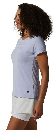 Футболка женская Mountain Hardwear Mighty Stripe SS Violet - Фото 3 большая