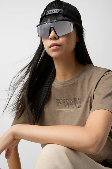 Футболка женская Bogner Fire+Ice Cara Khaki - Фото 5 большая