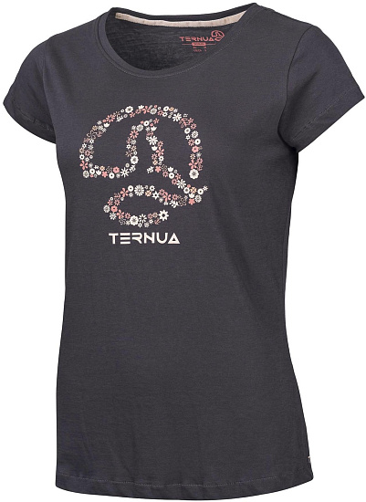 Футболка женская Ternua Lutni Black - Фото 1 большая