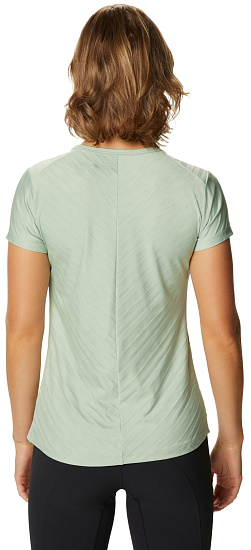 Футболка женская Mountain Hardwear Mighty Stripe SS T White Fern - Фото 2 большая