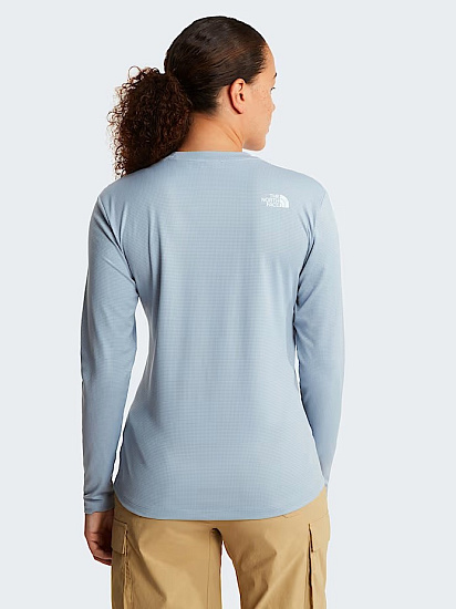 Лонгслив женский The North Face Shadow Frost Grey - Фото 5 большая