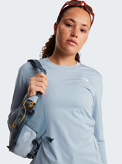 Лонгслив женский The North Face Shadow Frost Grey - Фото 8 большая