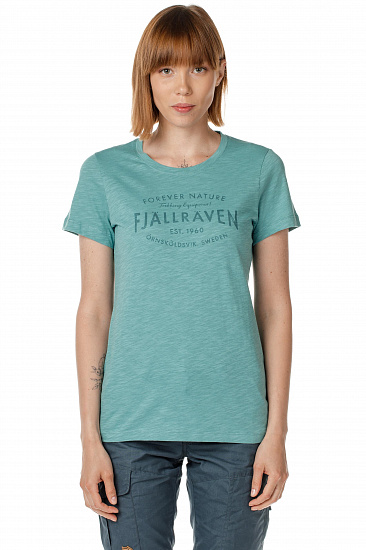 Футболка женская Fjallraven Fjallraven Est. 1960 Lagoon - Фото 4 большая