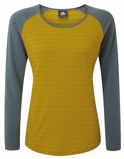 Футболка женская Mountain Equipment Redline LS Tee Acid stripe/Moorland - Фото 1 большая